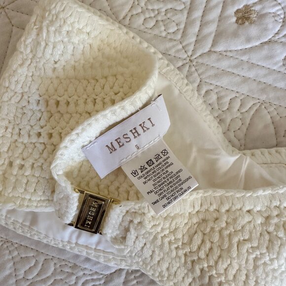 SOLD - Meshki Rose Crochet Top - Picture 4 of 5